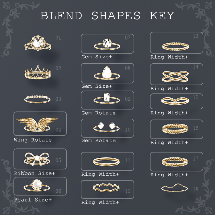 RING AURELIA (18pcs)