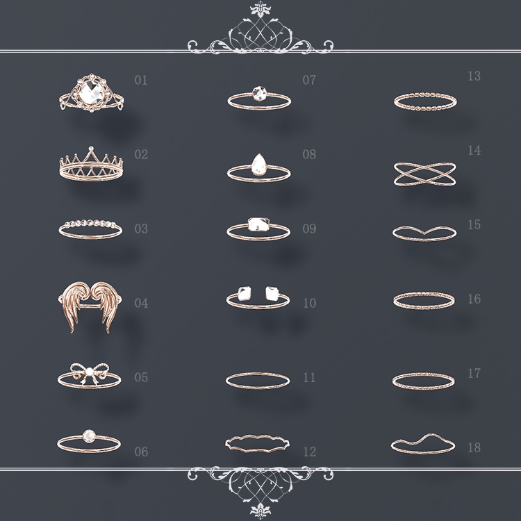 RING AURELIA (18pcs)