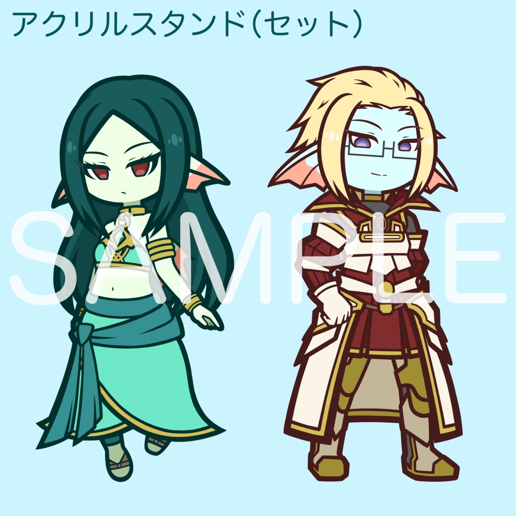 アクリルフィギュア（モカ＆シンク）