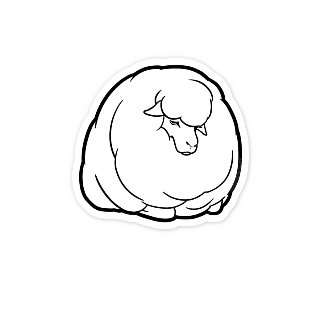 ひつじ SHEEP 02 モコモコ