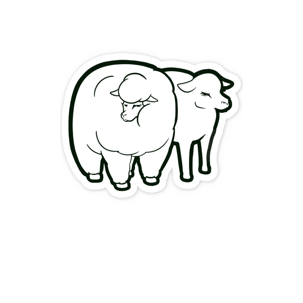 ひつじ SHEEP 04 思うところありますね