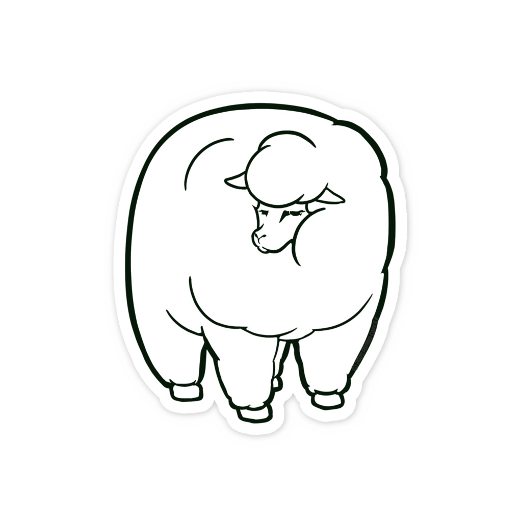 ひつじ SHEEP 06 勘働いた