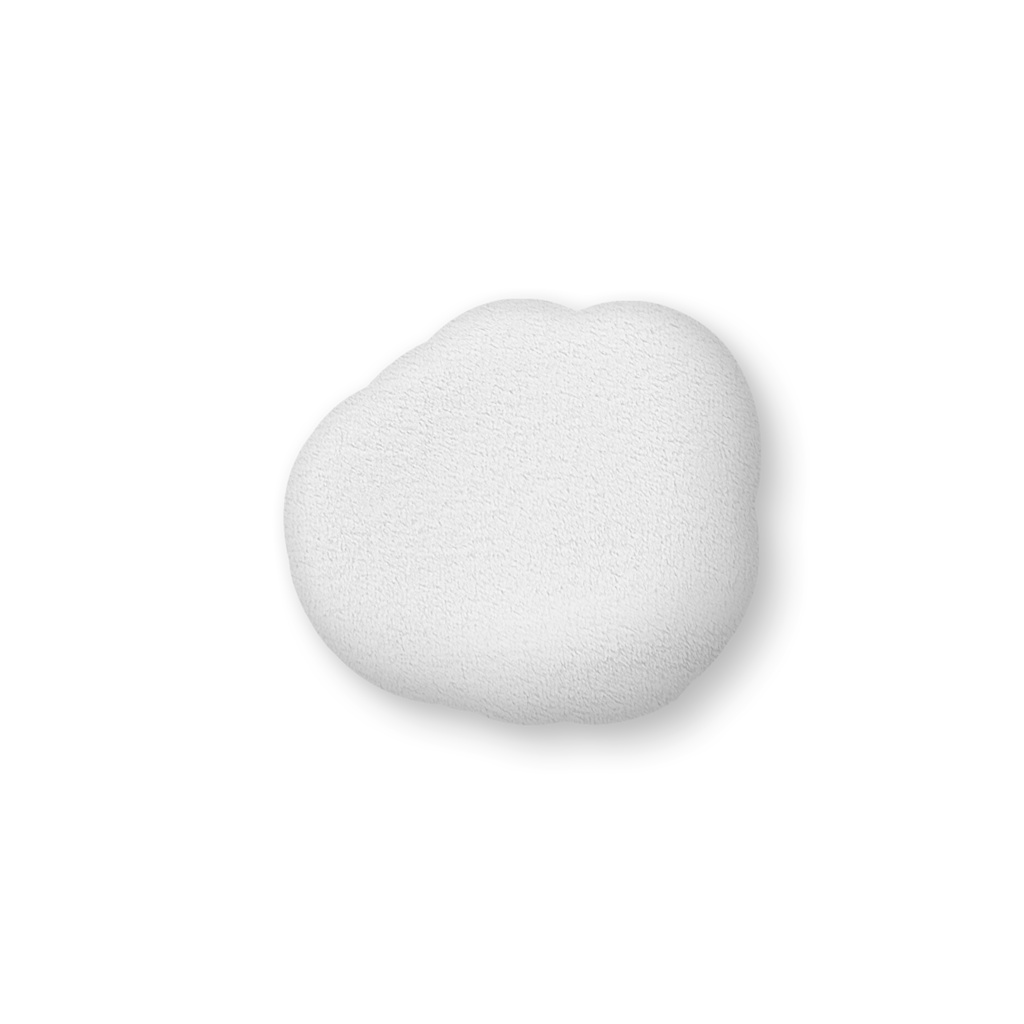 クッション中型 どこかを見てるアンゴラチンチラ01 カラバリ有り