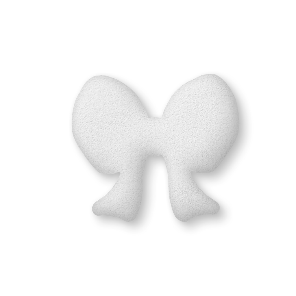 ホワイトリボン01　クッション中型•大型