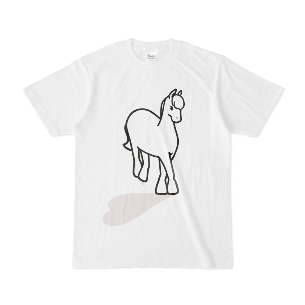 Tシャツ　うま04