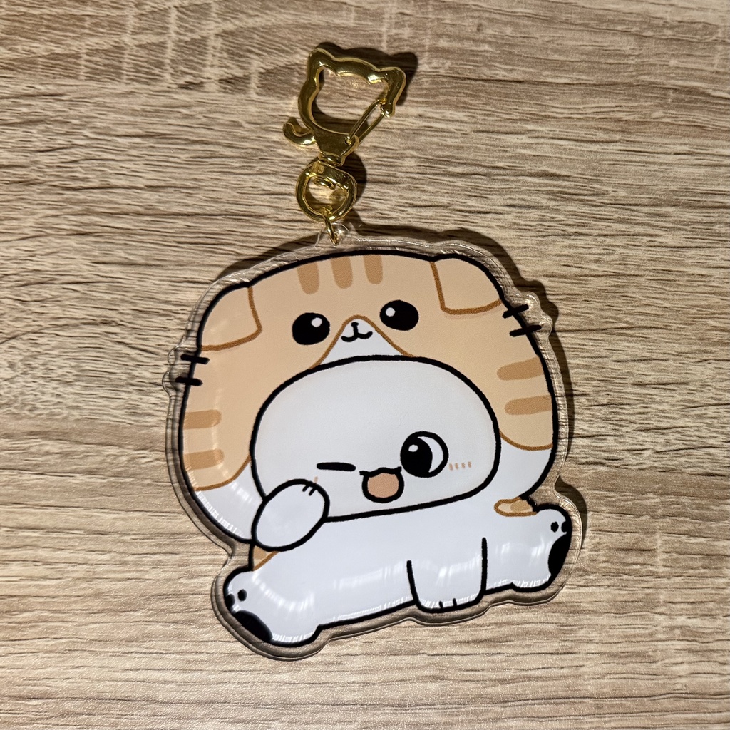 ねこむちのアクリルキーホルダー
