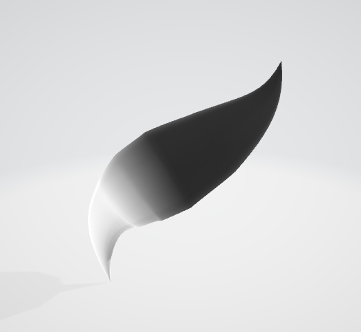 【3Dデータ】きつねのしっぽ(無料)