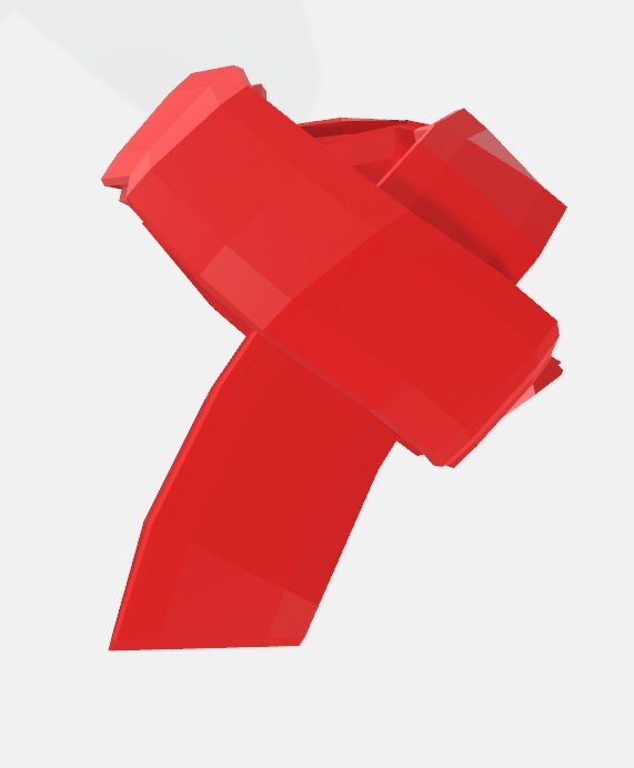 3D小物「マフラー（赤）」