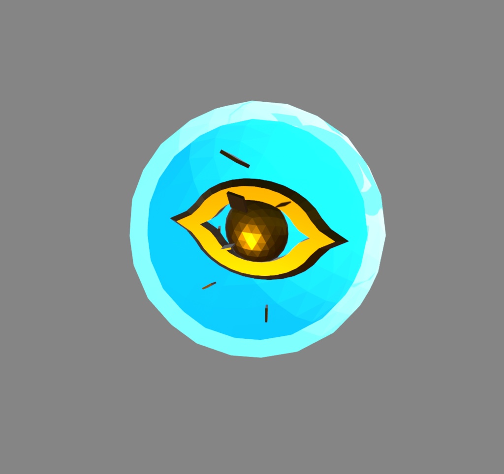 glbモデル「仮想空間宝具・戒慈聖球」