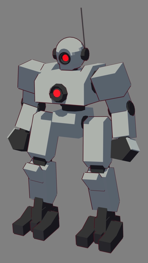 敵役3DアバターVRMモデル「ティエグイ」