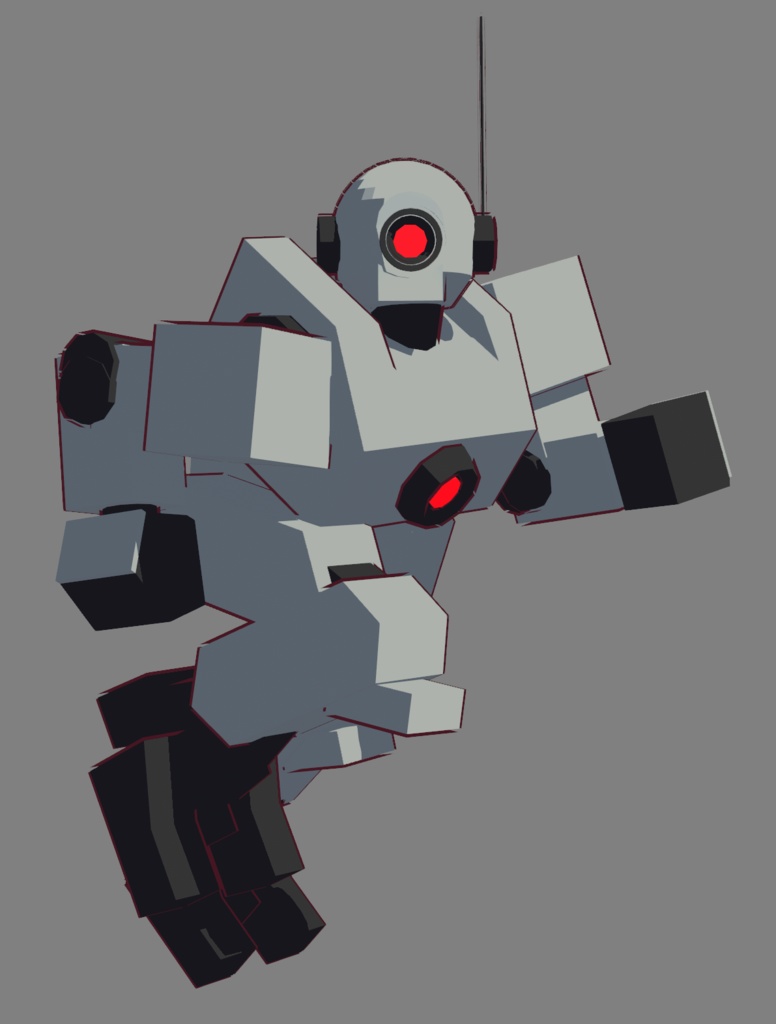 敵役3DアバターVRMモデル「ティエグイ」