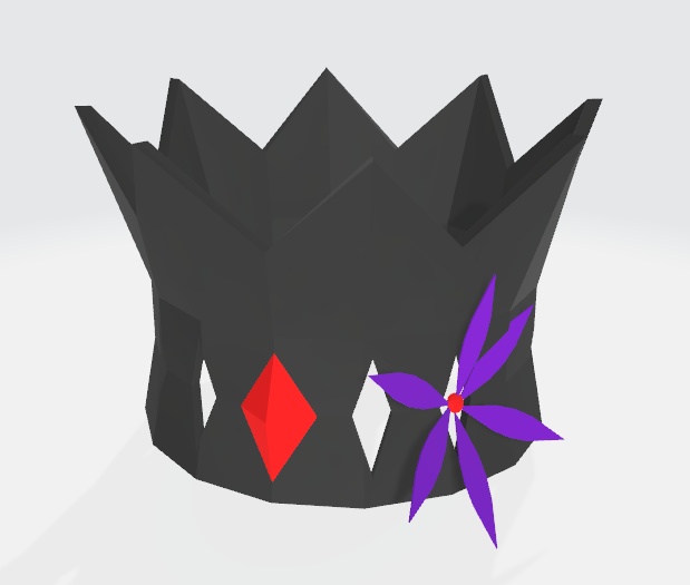 3Dモデル「ブラッククラウン」
