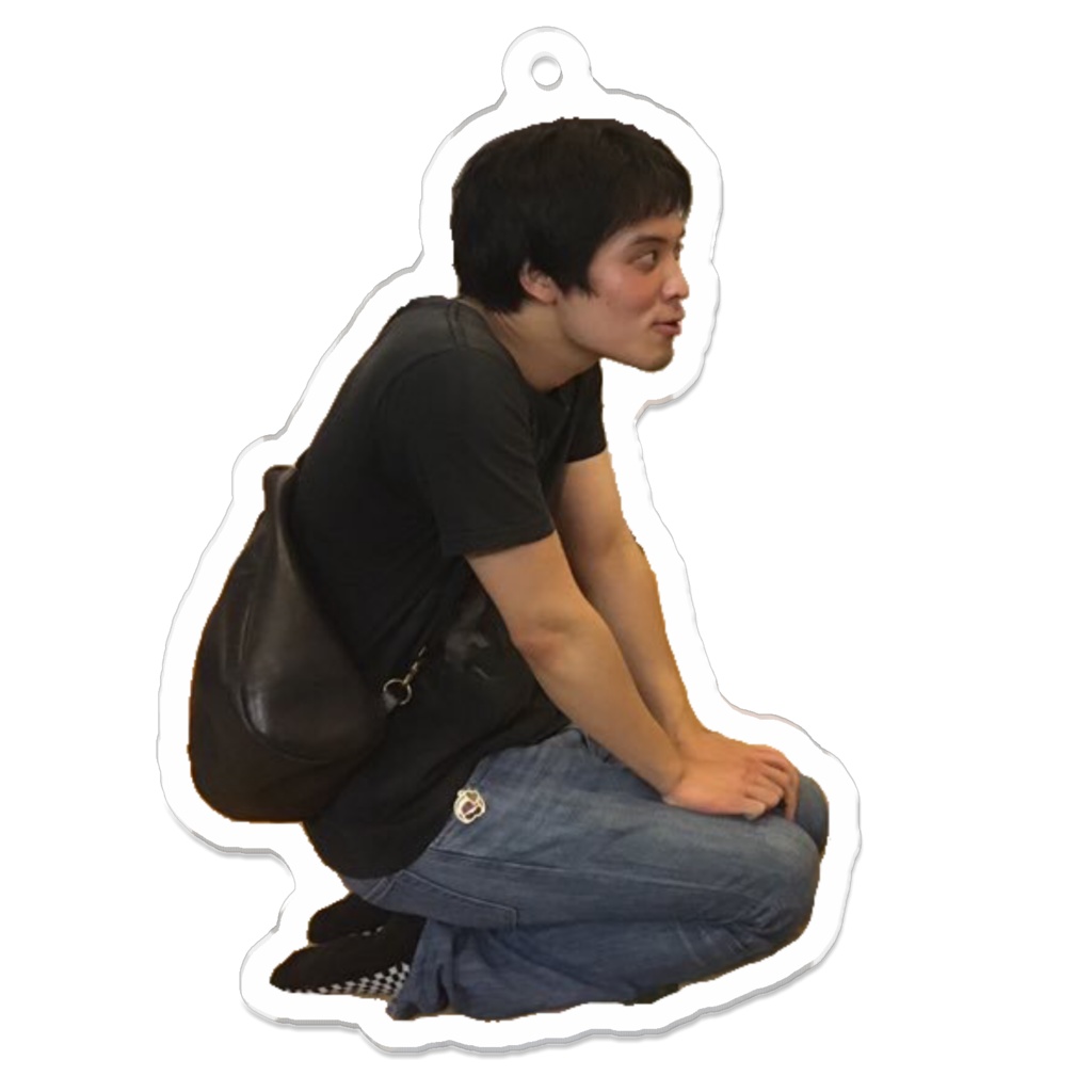 くまりん正座アクキー