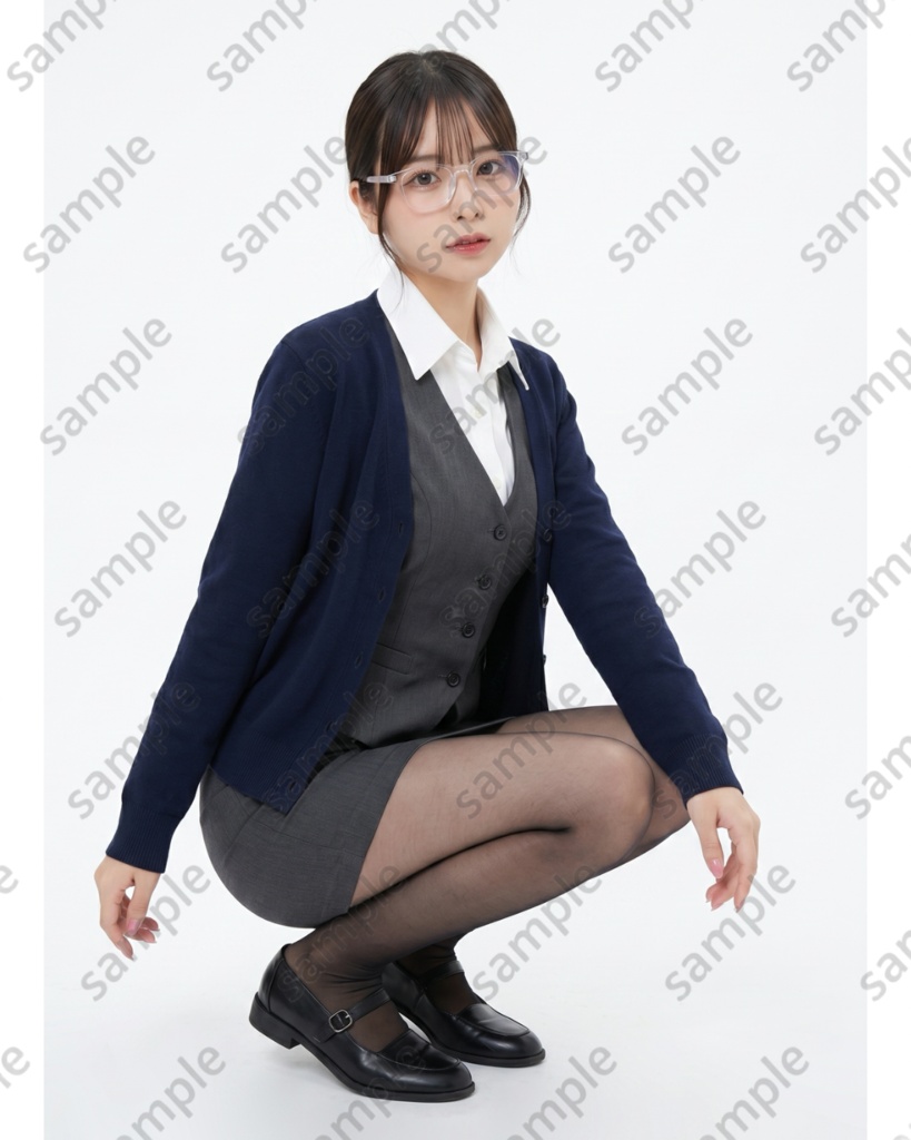 ②仕事着アクリルキーホルダー （裏面直筆サイン入り！）