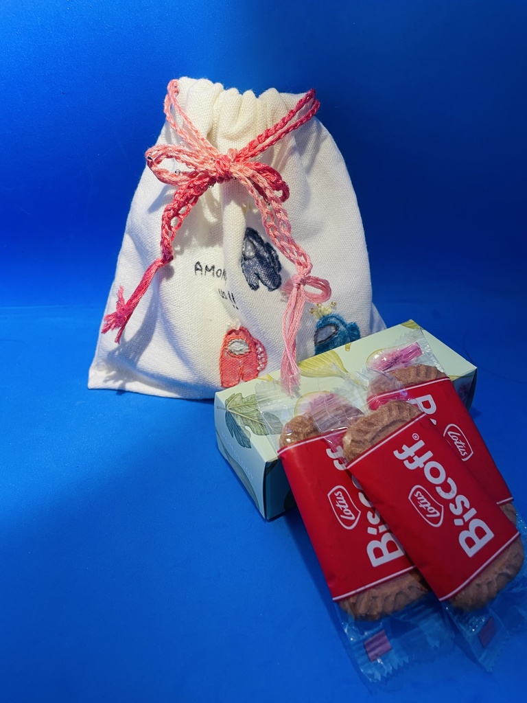 ハンドメイド オリジナル巾着(among us)