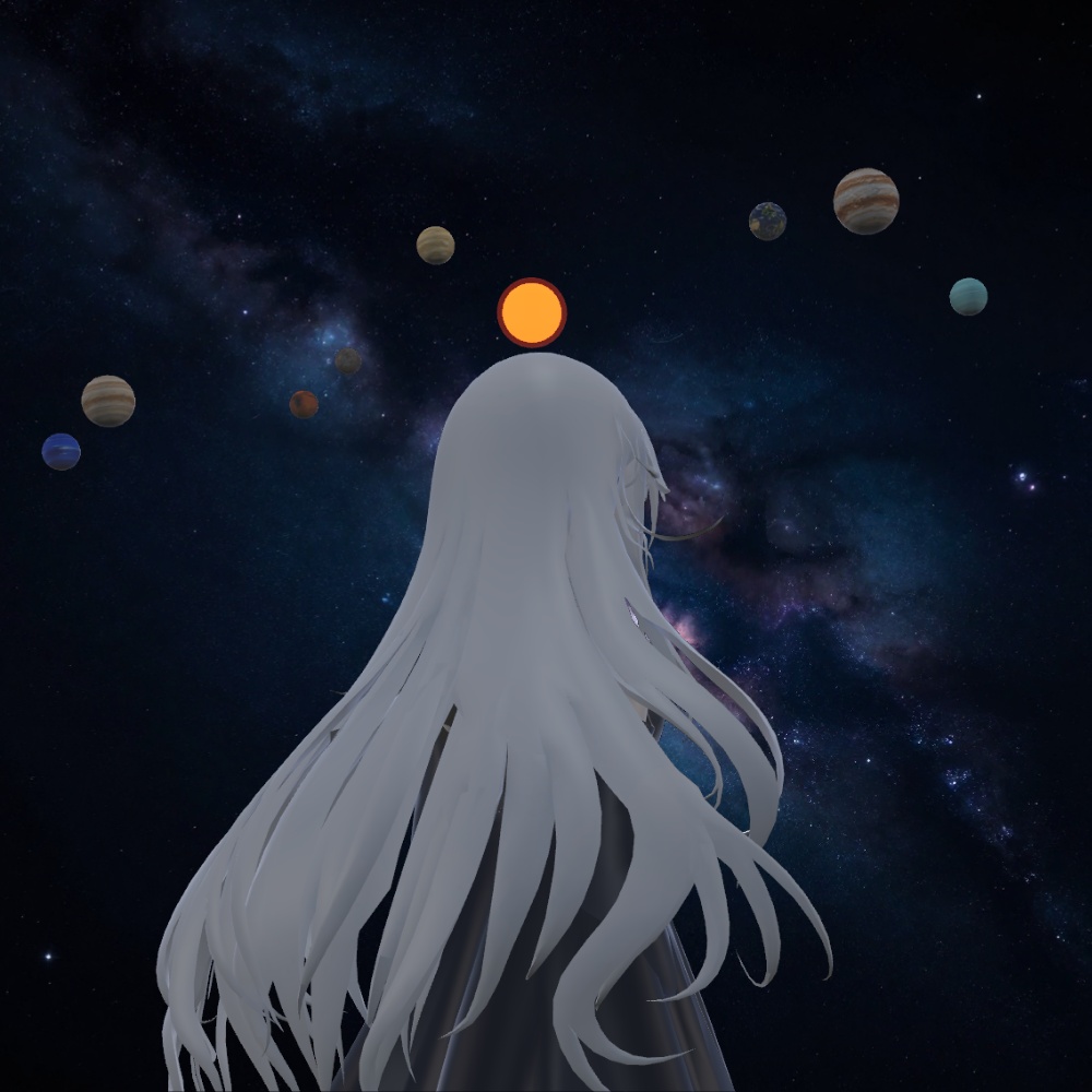 〖VRChat / MA対応〗ORRERY HALO|惑星軌道ヘイロー