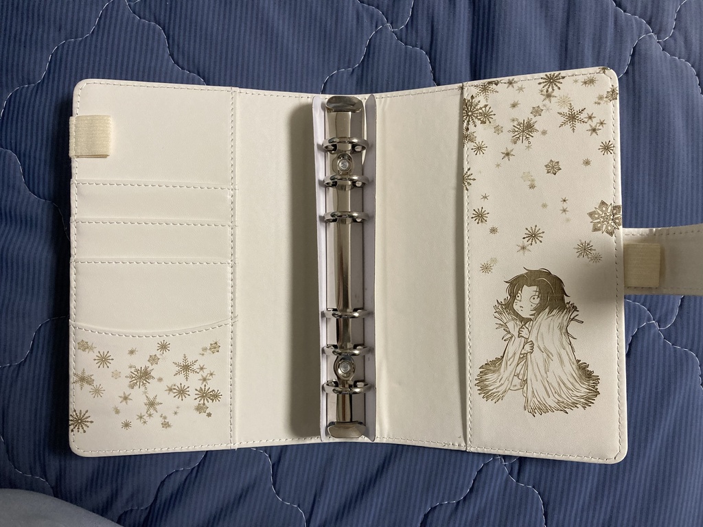 A6手帳　 6穴バインダー　きり丸