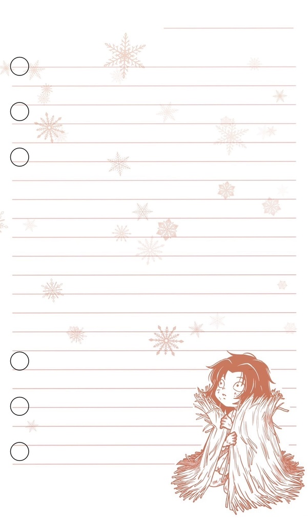 きり丸手帳用リフィル