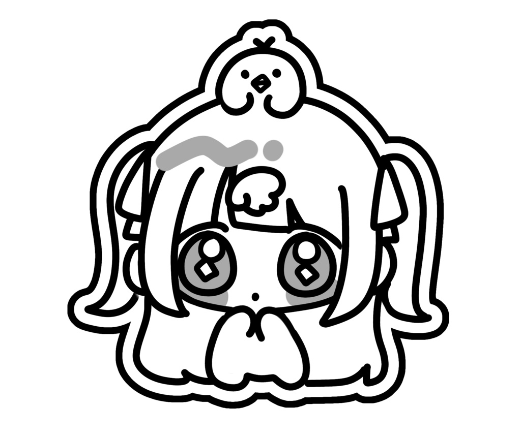 たそぴよシンプルＴシャツ