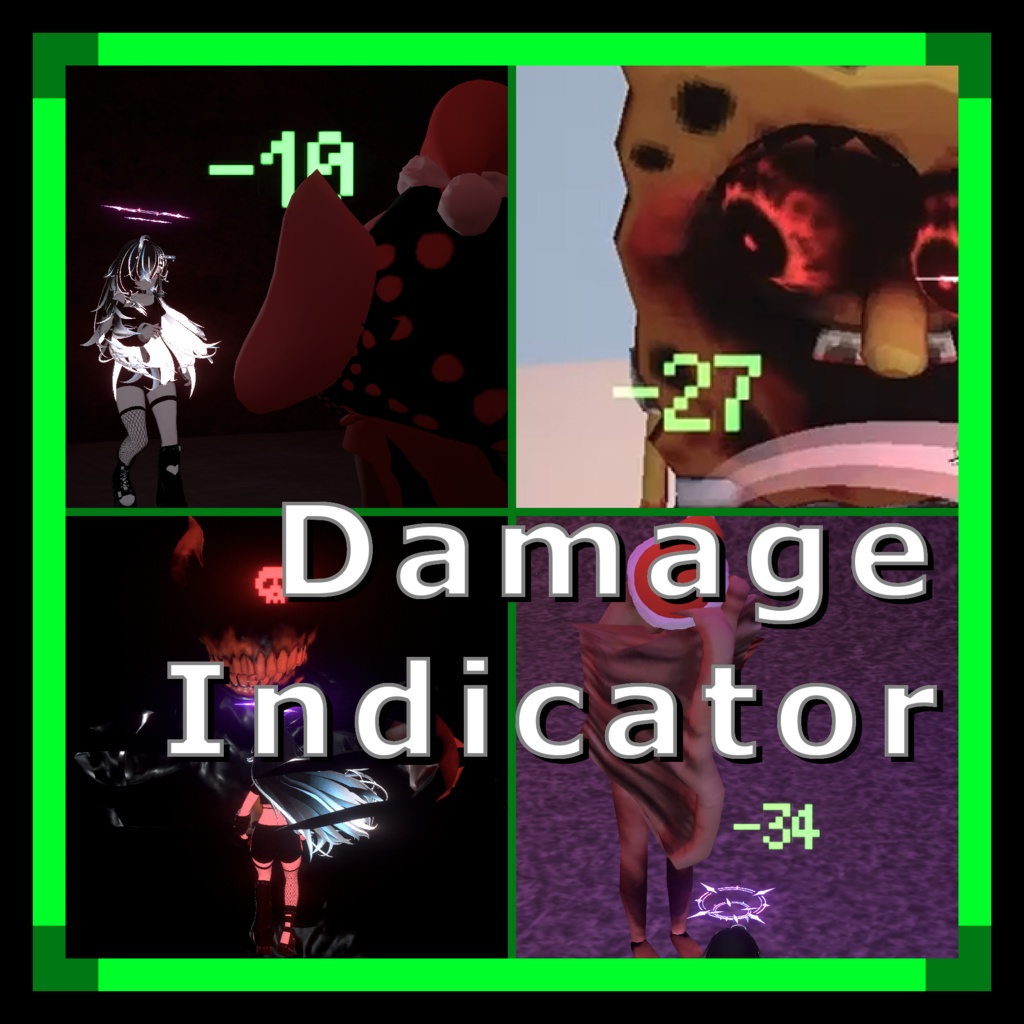 【FREE】 【Terrors of Nowhere】 Damage Indicator 