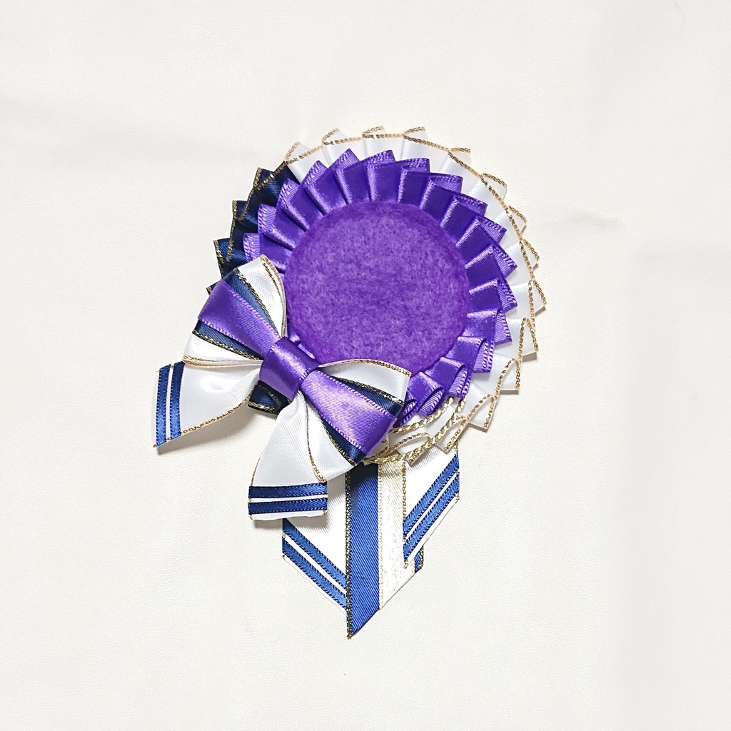 マリン風ロゼット・パープル