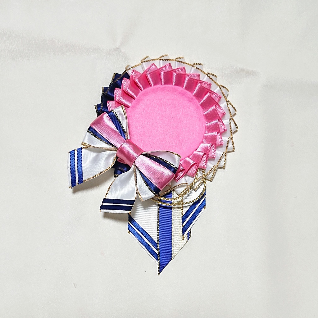 マリン風ロゼット・ピンク