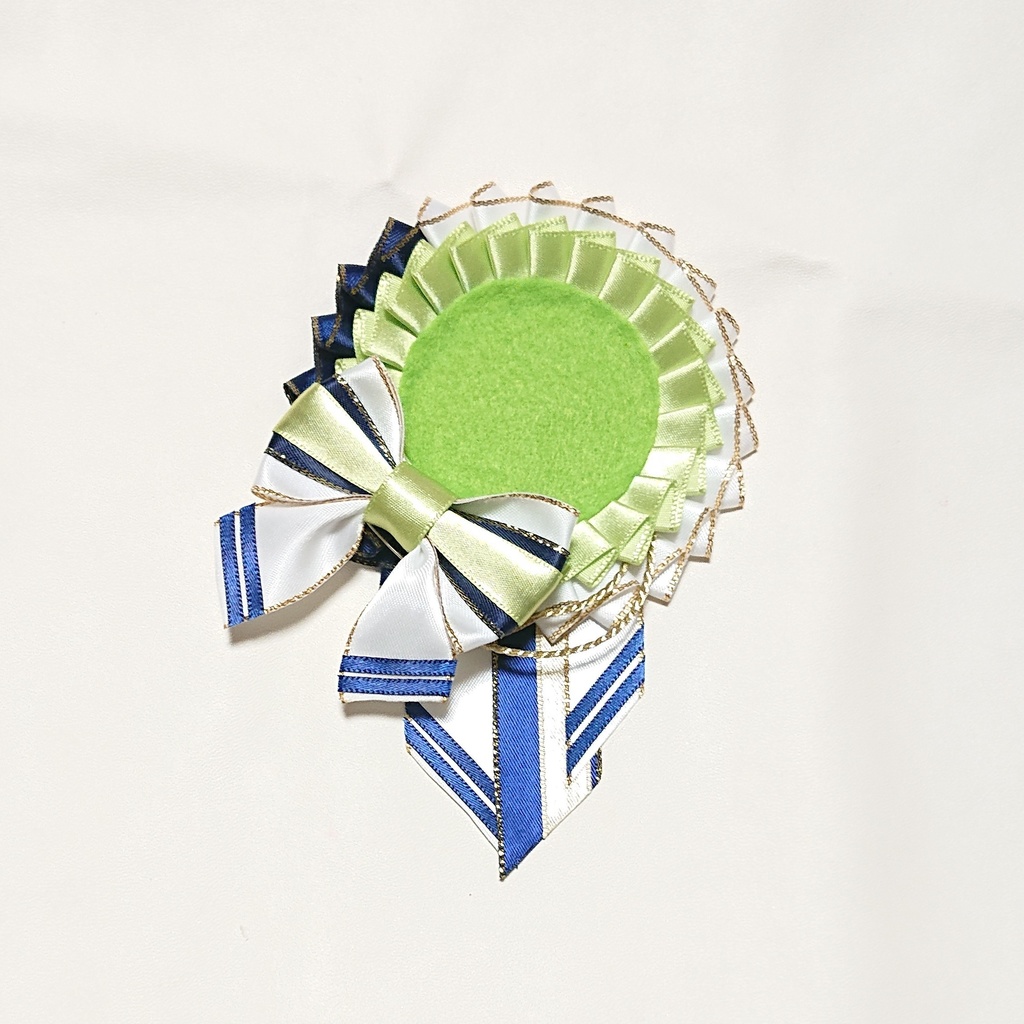 マリン風ロゼット・ライトグリーン