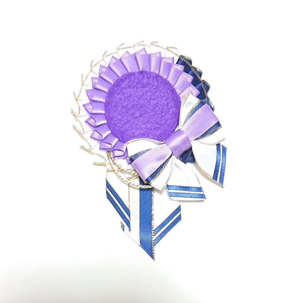 マリン風ロゼット・ライトパープルR