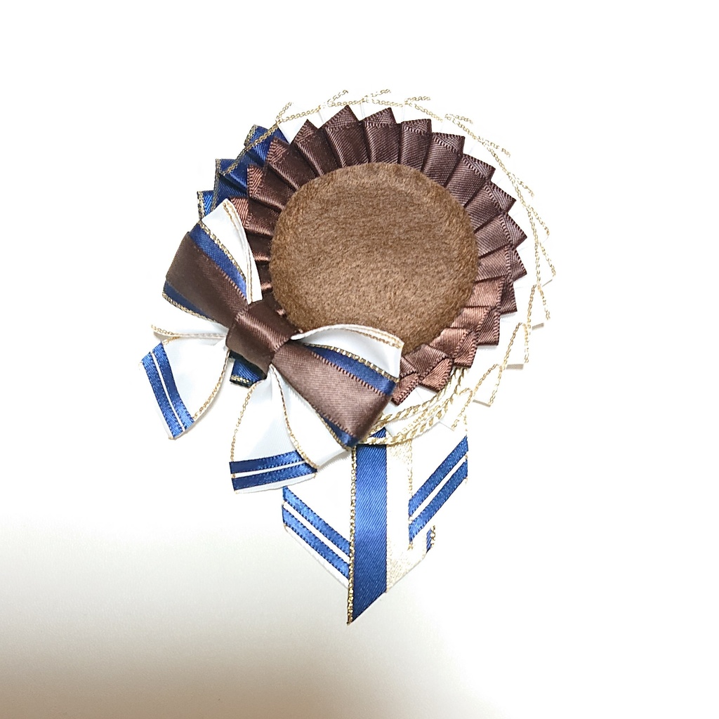 マリン風ロゼット・ブラウン