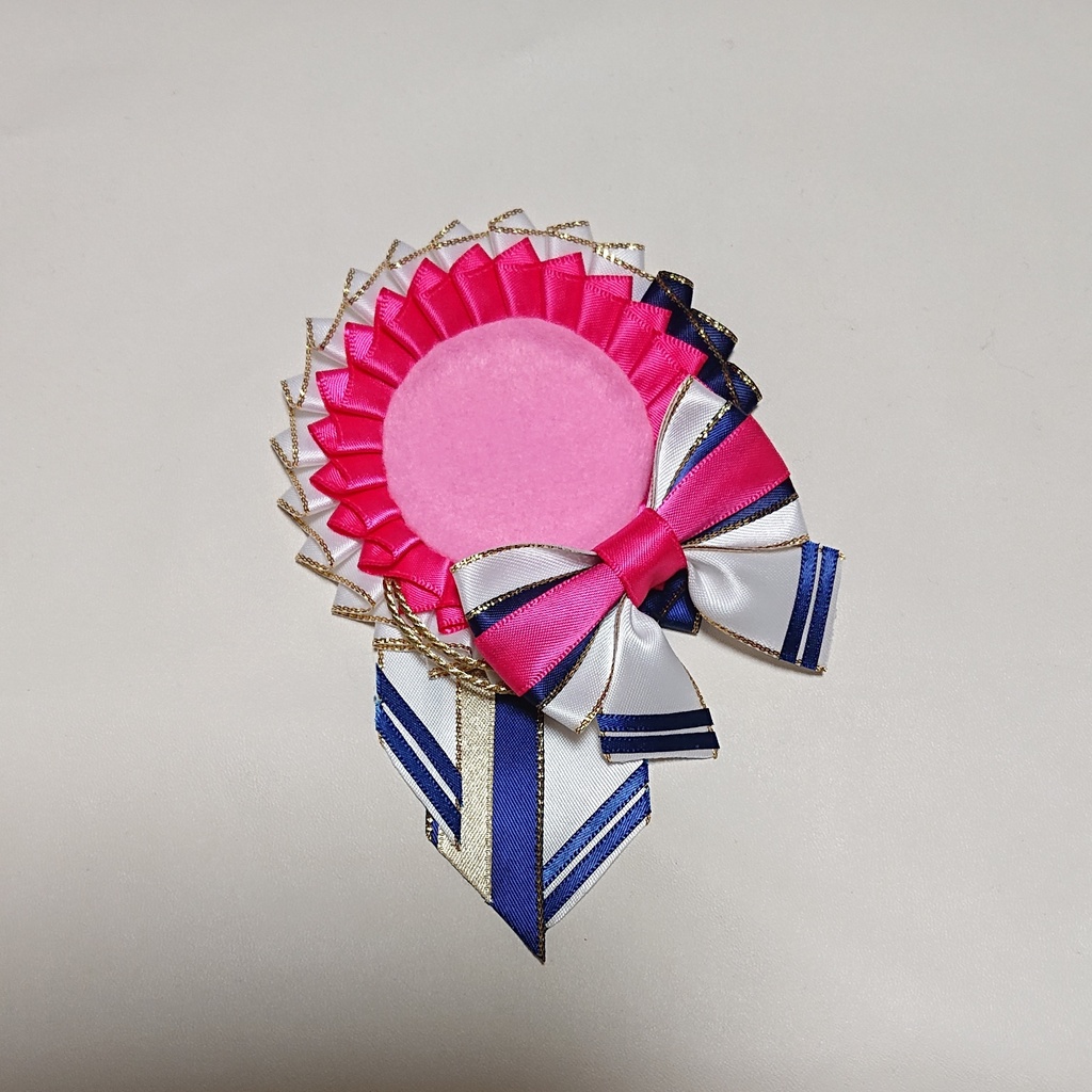 マリン風ロゼット・パッションピンクR