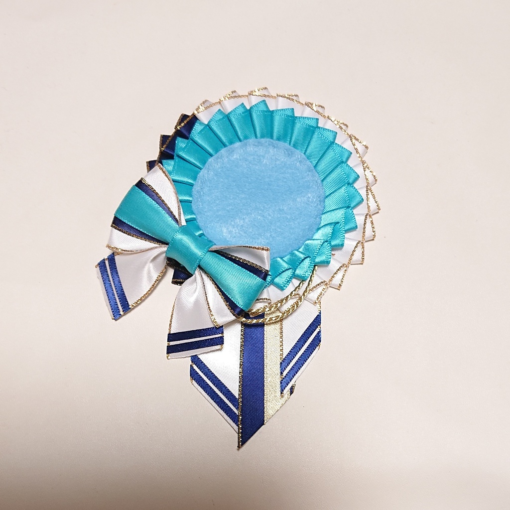 マリン風ロゼット・ターコイズ