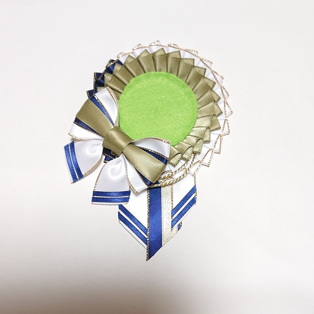 マリン風ロゼット・カーキ