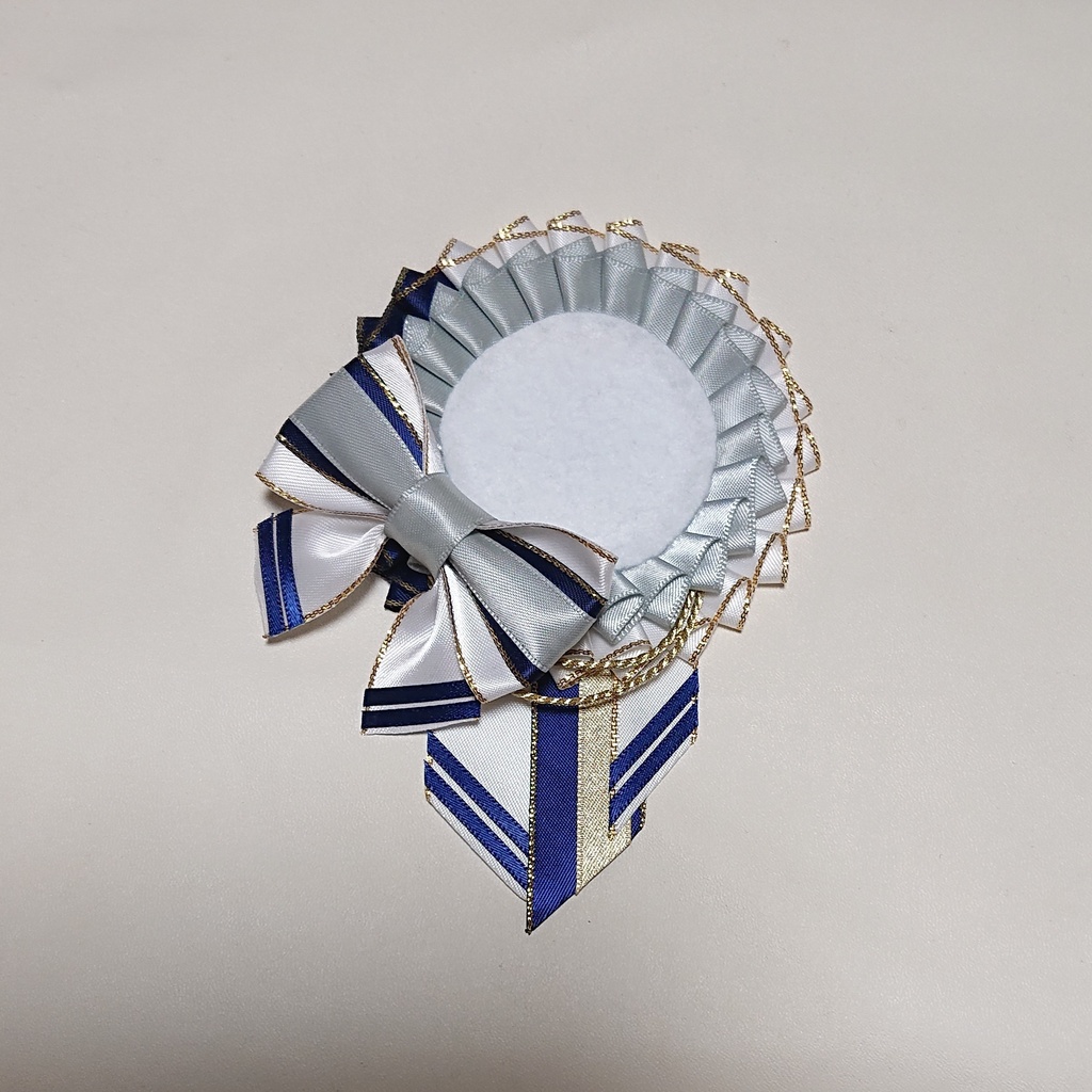 マリン風ロゼット・グレー