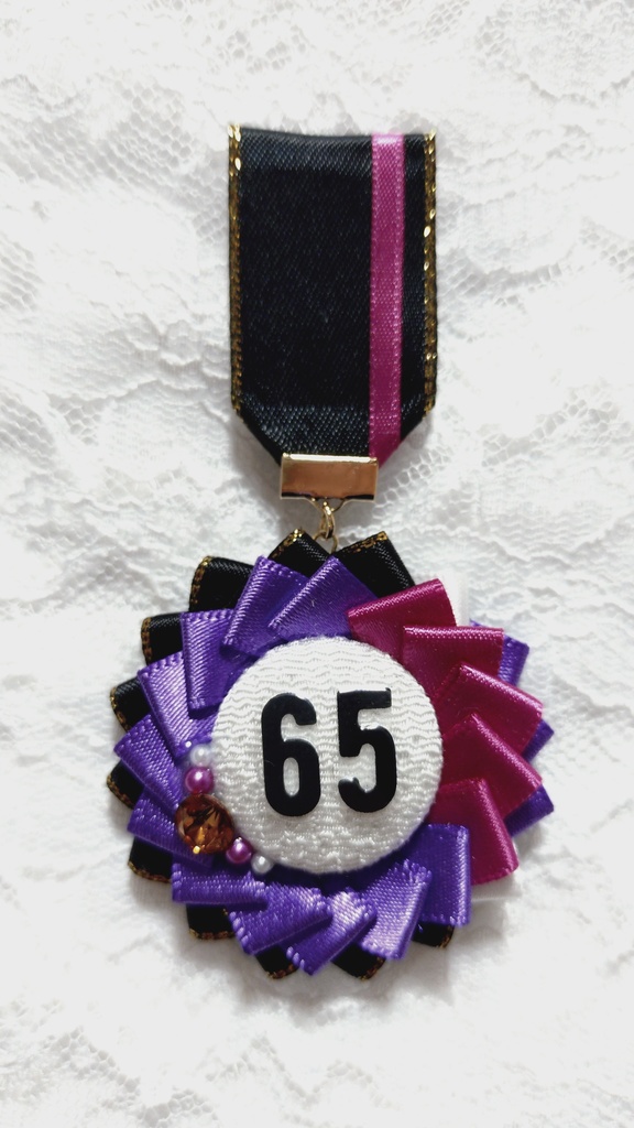 刀剣男士イメージ　勲章ブローチ　蜻蛉切