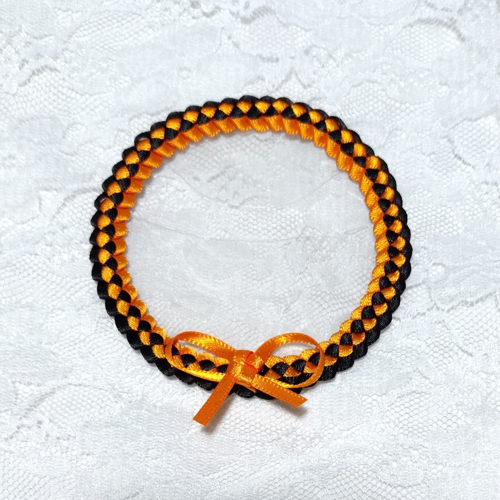 65mm用缶デコバッジカバー【マリーゴールド✕黒】