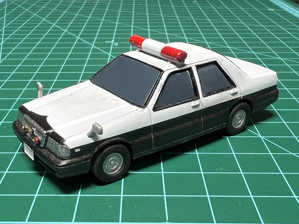1/60スケール 80~90年代風パトカー 3Dプリント製ガレージキット