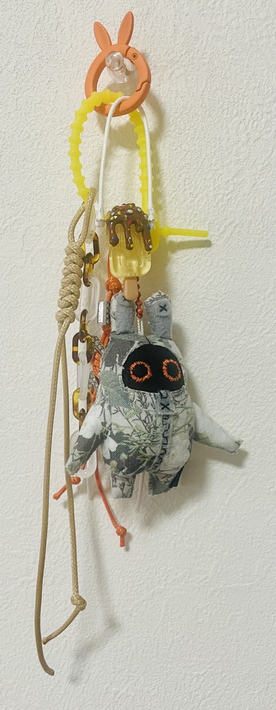 オリジナル🧡花柄ボンプさんチャーム