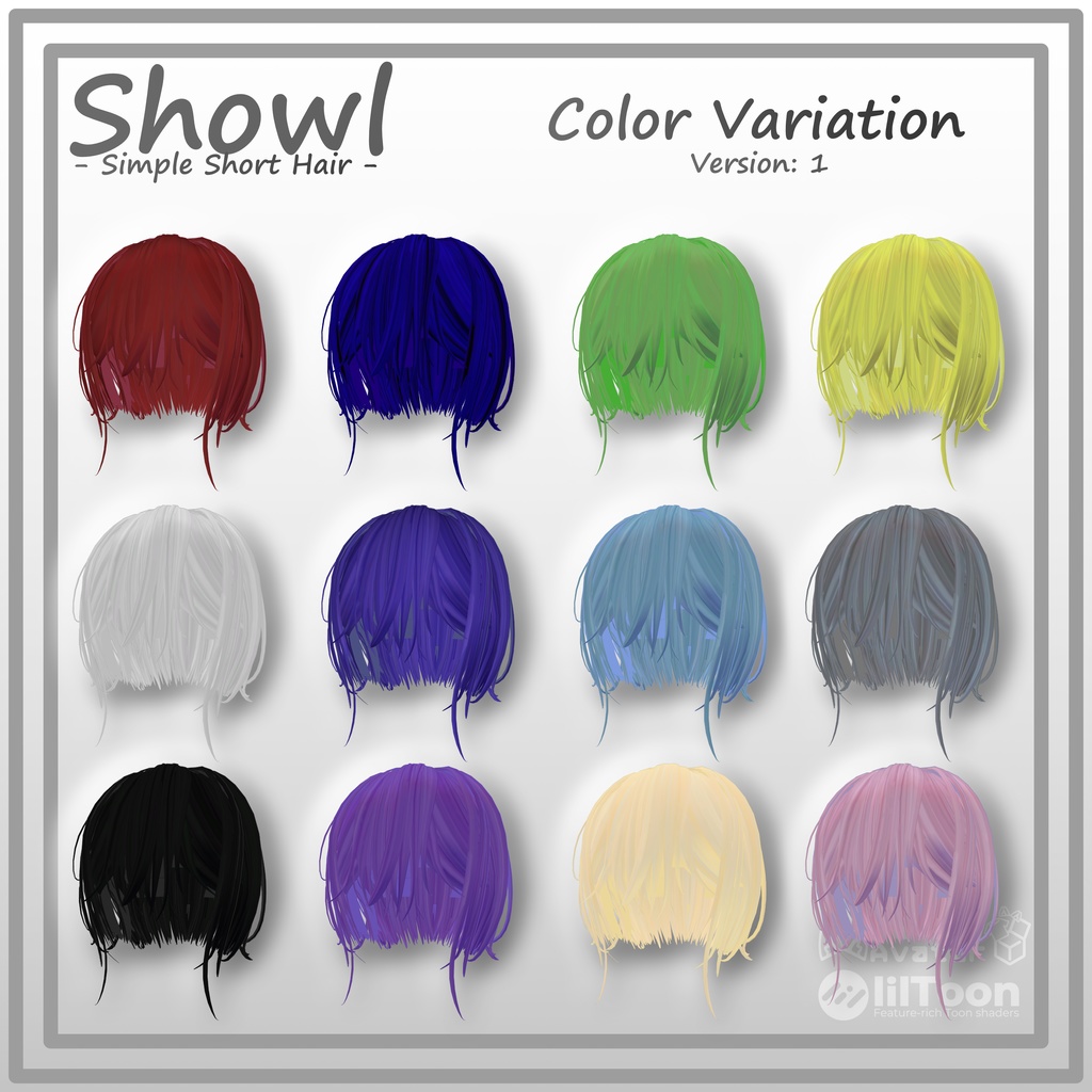 Simple Short Hair - Showl -