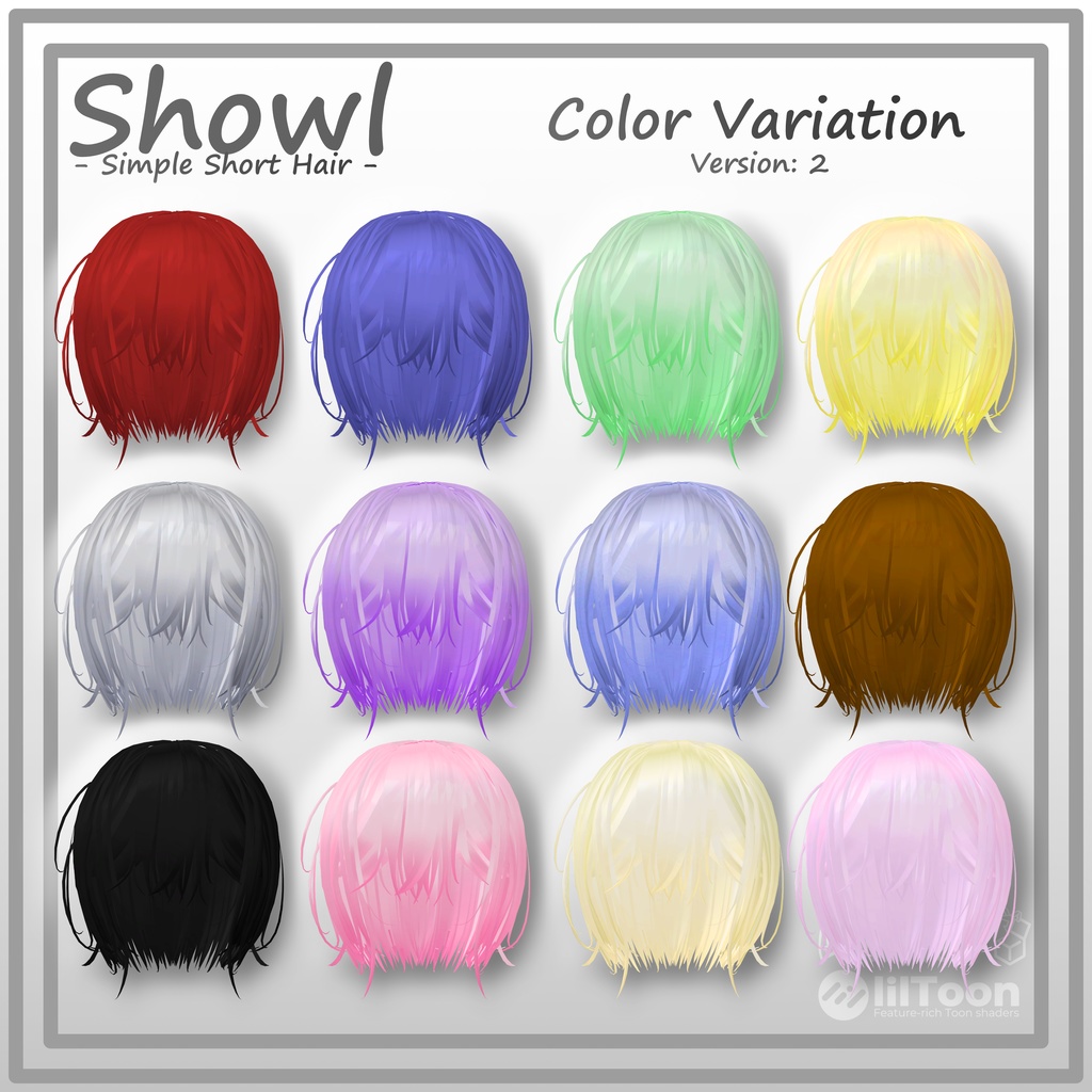 Simple Short Hair - Showl -