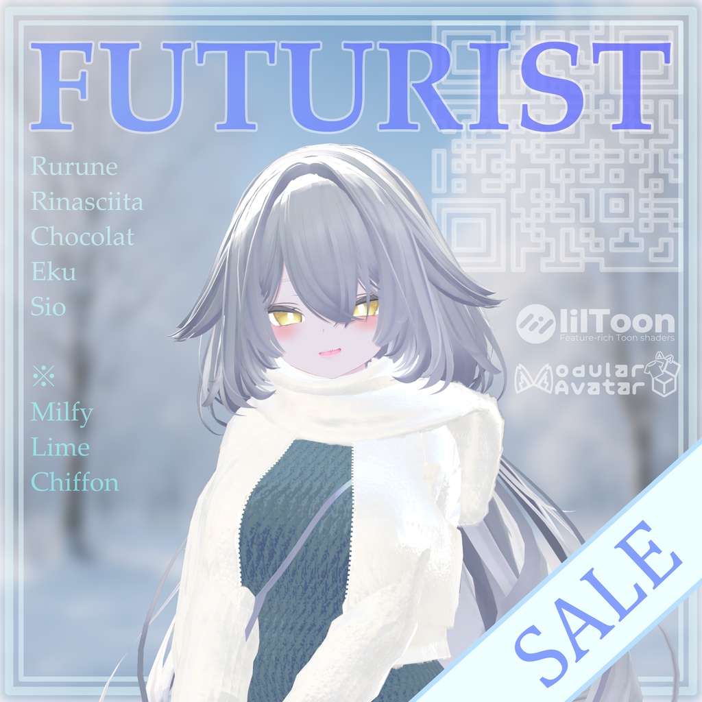 【 5Avater対応 】3D衣装 - Futurist -