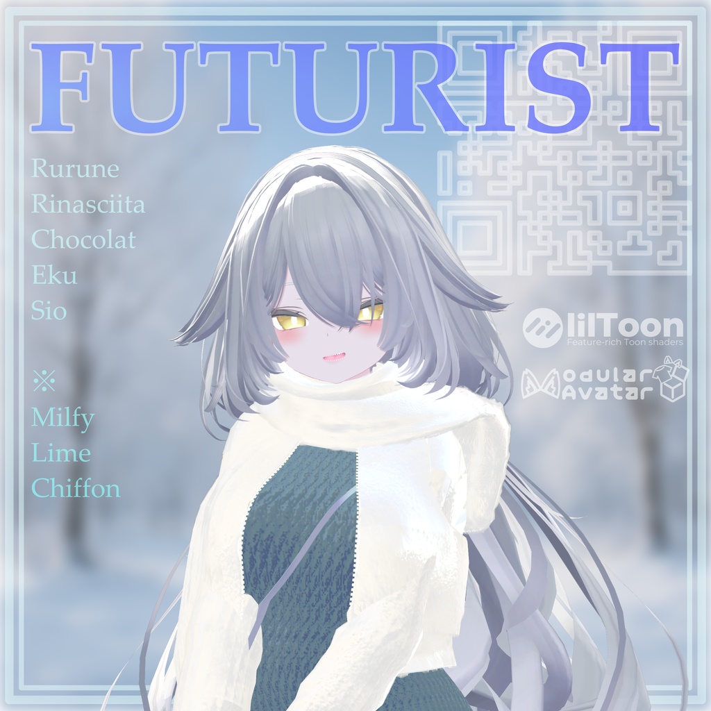 【 5Avater対応 】3D衣装 - Futurist -