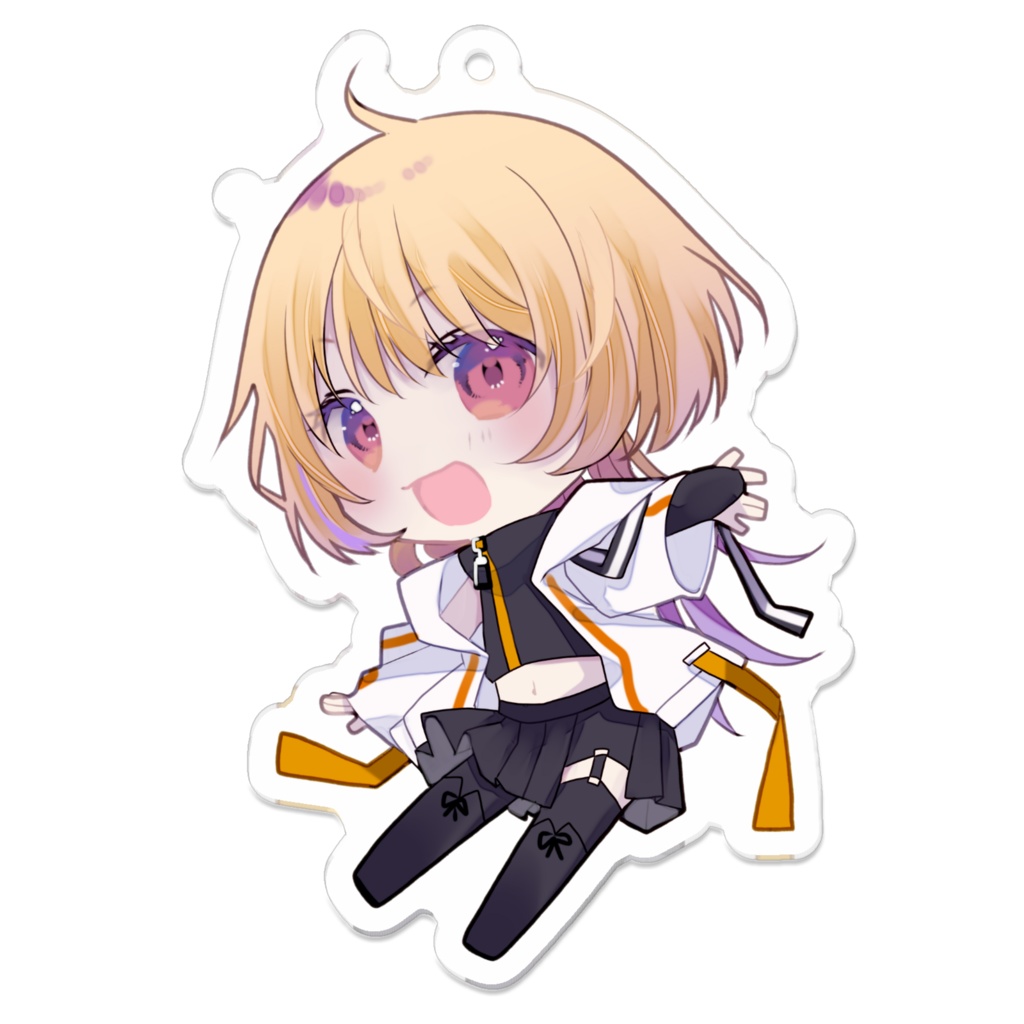 みかんミニキャラ新ビジュアルアクキー