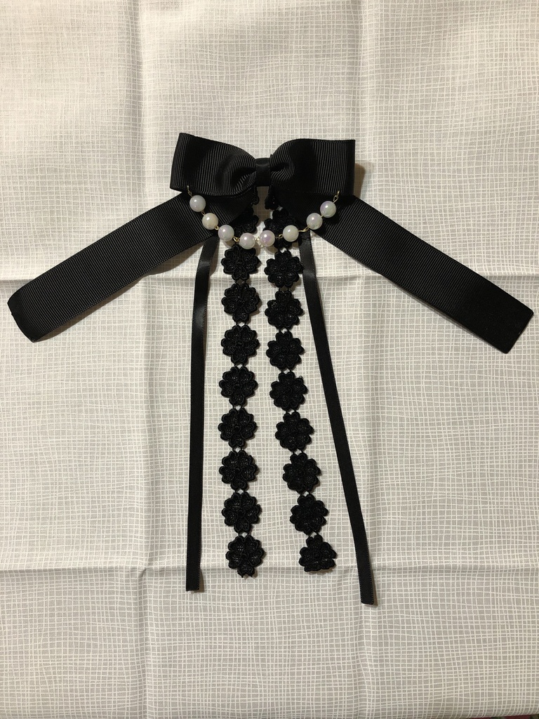 ロリータ ヘアアクセサリー リボン