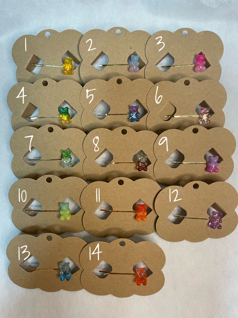 飴風クマ ヘアピン