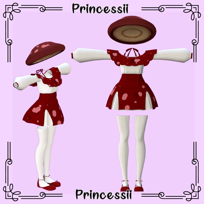 ♡ Enchanted Cap Dress【OUTFIT】♡