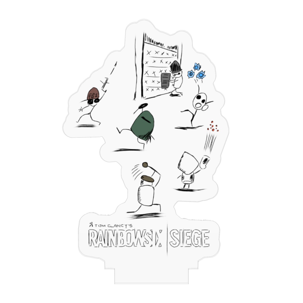 レインボーシックスシージ二次創作 アクリルフィギア