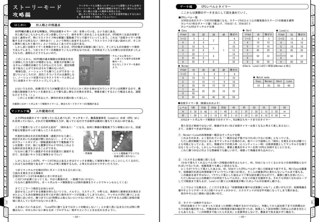 【東方花映塚 攻略本】アル花ディア ~東方花映塚攻略ノススメ~