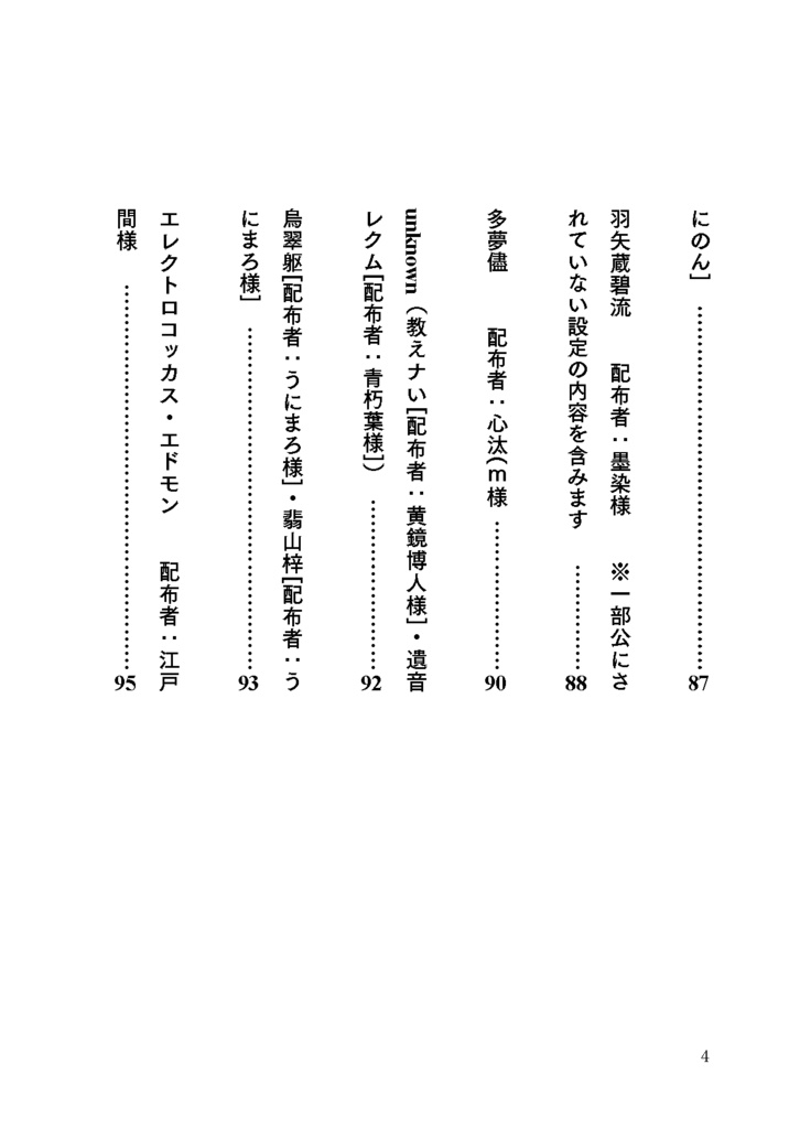 ツイッター再録集