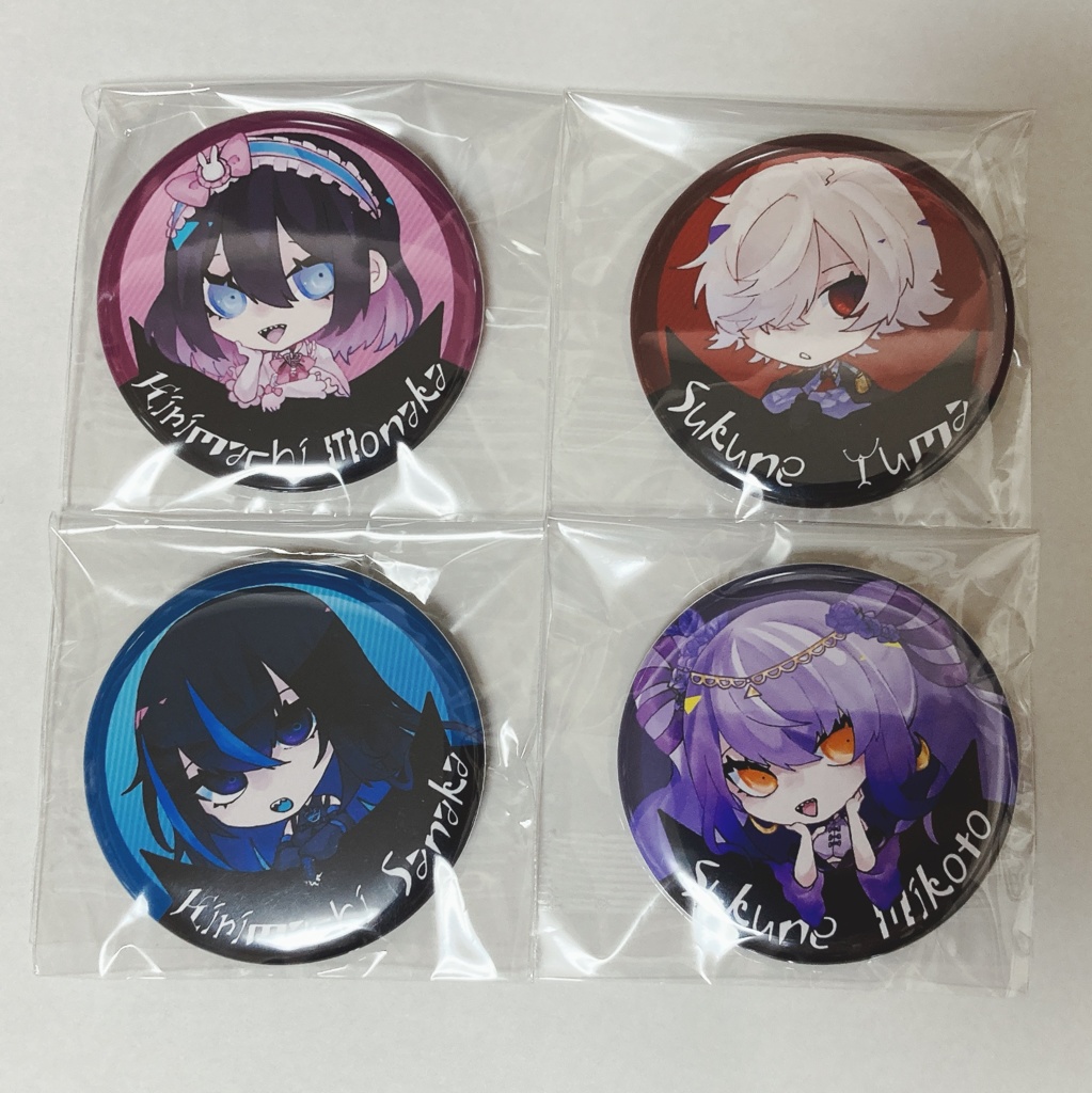 霧町最中缶バッジA