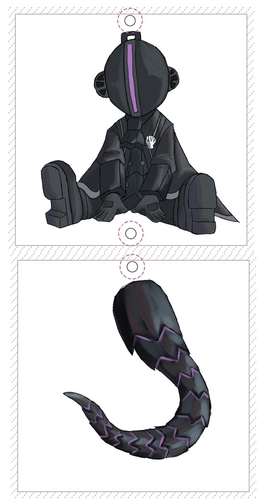 尻尾ゆらゆらアクキー《ボンドルド》